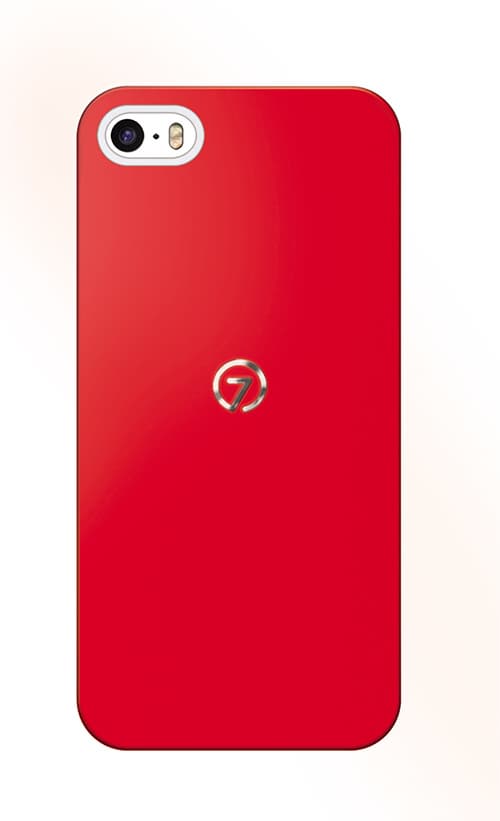 iPhone5_5s Case_Aluminium_Red Alu with White Plastic